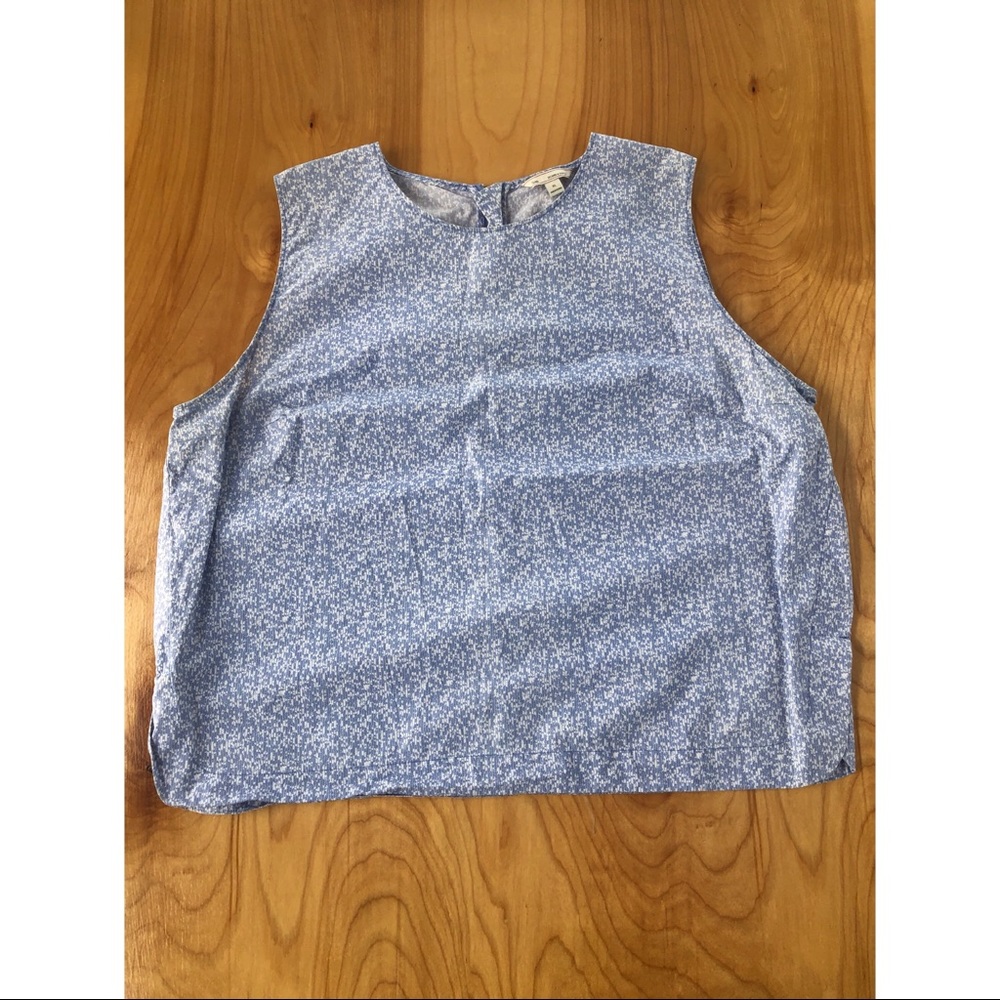 GAP | Zipper back high neck structured tank